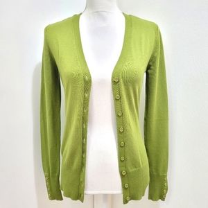Green Knit Cardigan S Fenn Wright Manson